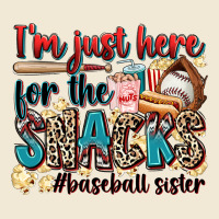 I'm Just Here For The Snacks #baseball Sister Premium Tee | Teevron