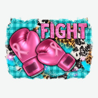 Fight With Boxing Gloves And Cancer Ribbon Urban Heavy Tee | Teevron