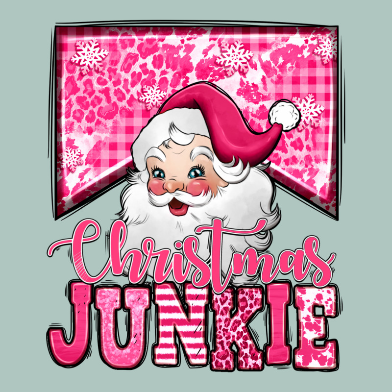Pink Christmas Junkie Santa Claus Premium Sweatshirt by Jasminsmagicworld | Teevron