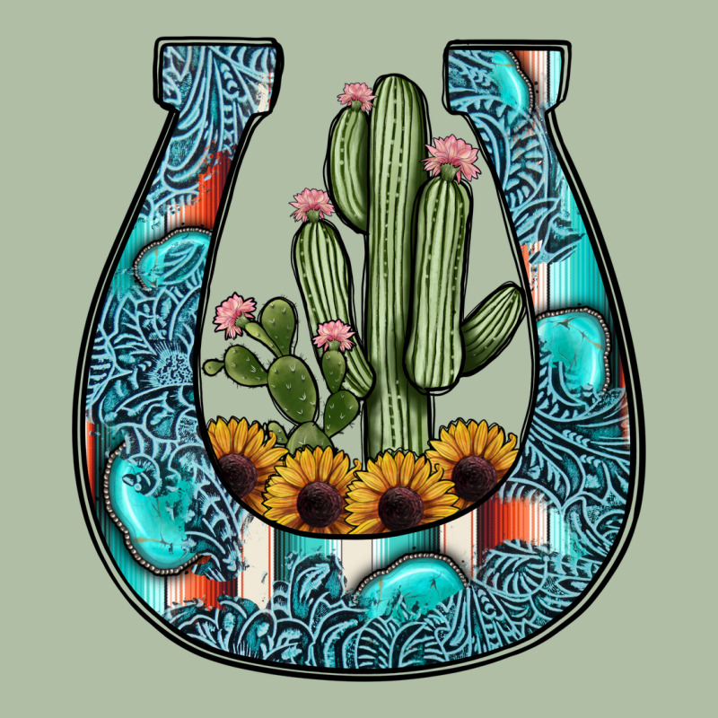 Cactus Horseshoe Urban Heavy Tee by JahusDesignShop | Teevron