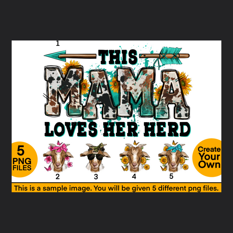 This Mama  Loves Her Herd Goats Vintage Tee by Jasminsmagicworld | Teevron