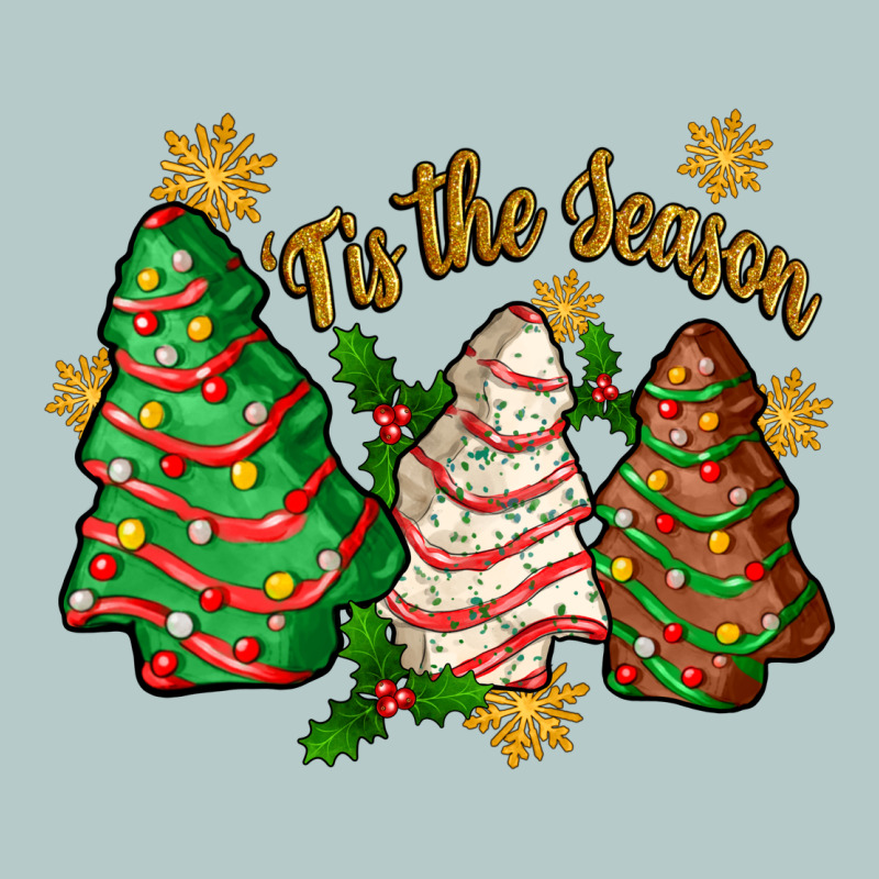 Tis The Season Christmas Cake Heavy Core Tee by Zillion Design Studio | Teevron