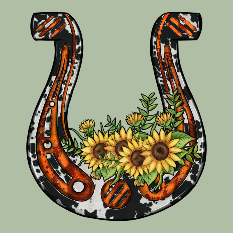 Horseshoe Sunflower Urban Heavy Tee by JahusDesignShop | Teevron