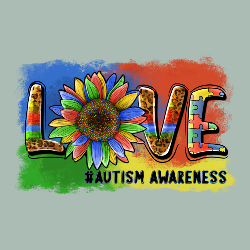 Sunflower Love Autism Awareness Classic Tee by BarkalooDesign | Teevron