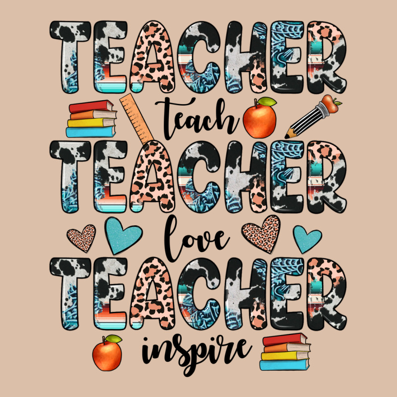 Teacher Teach Love Inspire Urban Heavy Tee by JahusDesignShop | Teevron