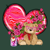 Valentines Heart With Bear Zipper Hoodie | Teevron