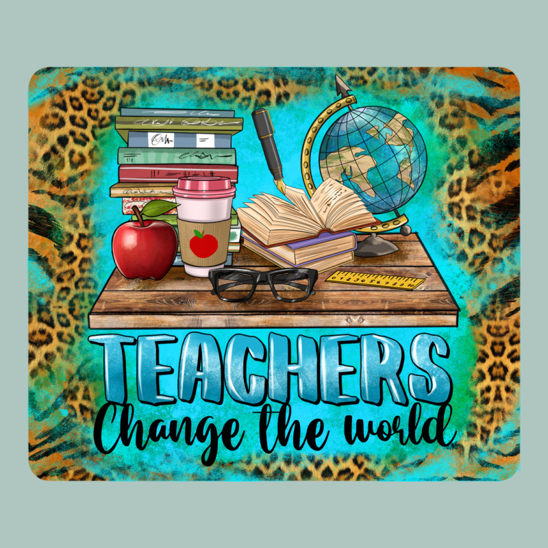 Teachers Change The World Mousepad Premium Sweatshirt by BarkalooDesign | Teevron