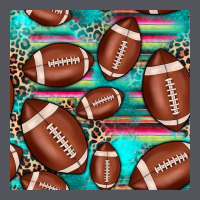 Football Leopard Turquoise Seamless Pattern Vintage Hoodie | Teevron
