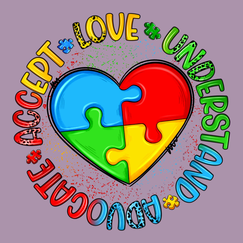 Autism Awareness Puzzle Heart Love Understand Advo Heavyweight Hoodie by Artiststas | Teevron