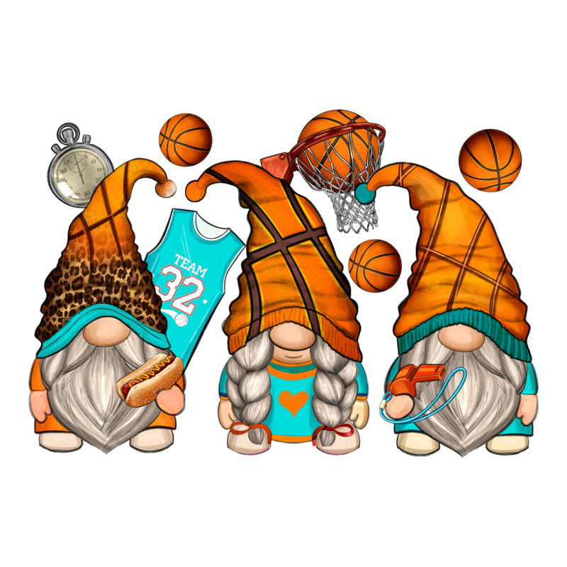 Basketball Gnomes Ladies Tee by Zillion Design Studio | Teevron