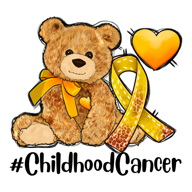Childhood Cancer And Cancer Ribbon Urban Heavy Tee by AdoDesignShop | Teevron