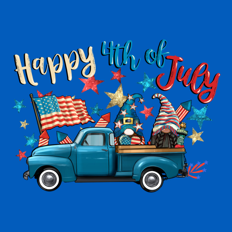 Happy 4th Of July Gnome Truck Urban Hoodie by CowGirlArtShop | Teevron