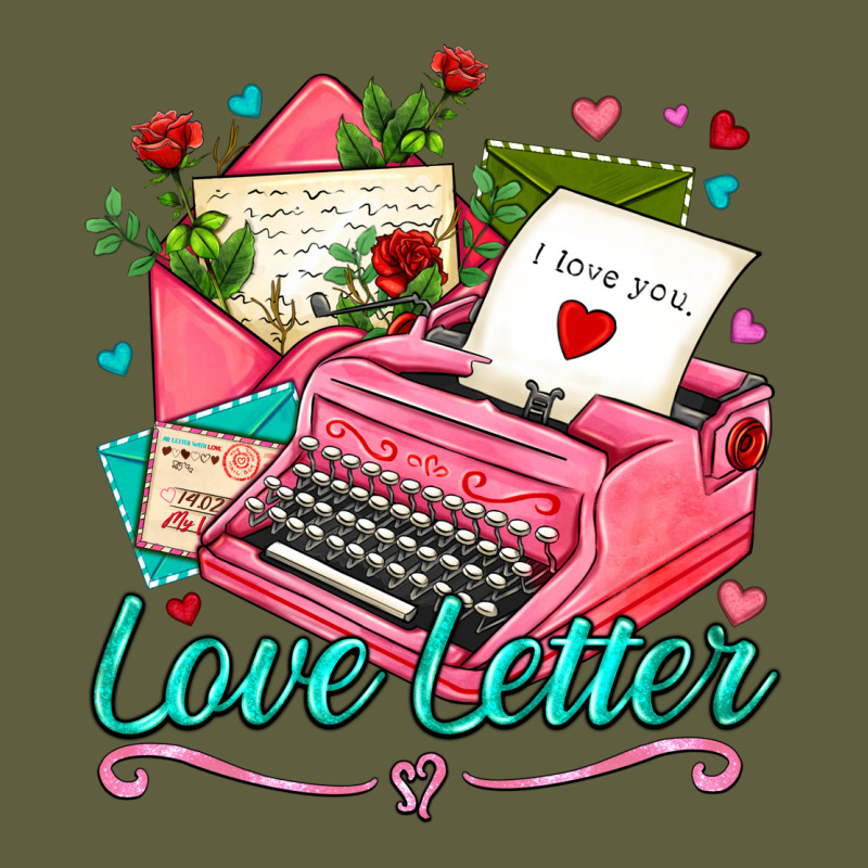 Love Letter With Typewriter Vintage Tee by AdoDesignShop | Teevron