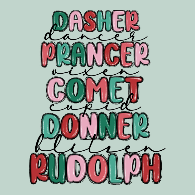 Dasher Dancer Prancer Vixer Comet Cupid Donner Bli Zipper Hoodie by MaliasSmallBusiness | Teevron