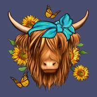 Sunflower Long Haired Cow Vintage Tee | Teevron