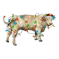 Charolais bull with christmas lights | Teevron
