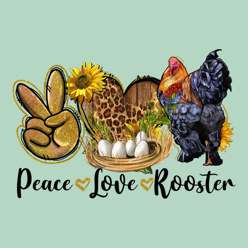 Peace Love Rooster Classic Tee by LillyAllenDesigns | Teevron