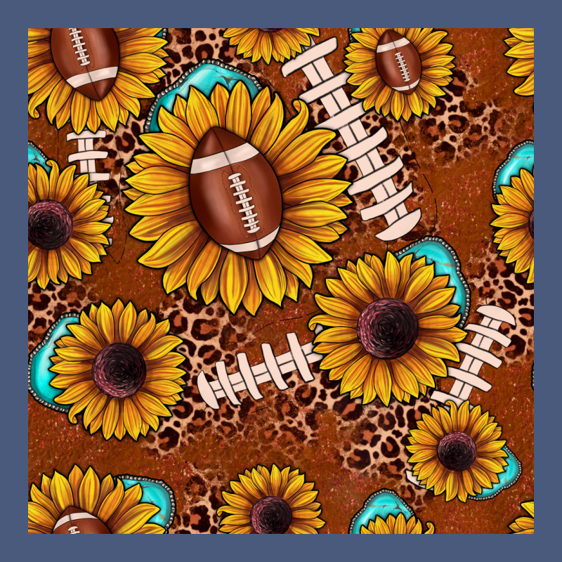 Football Leopard Sunflower Seamless Pattern Vintage Hoodie by JahusDesignShop | Teevron