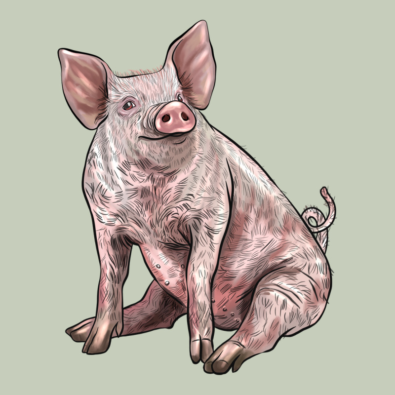 American Yorkshire Pig Long Sleeve Tee by LillyAllenDesigns | Teevron