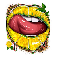 Lemon Lips With Leopard Premium Tee | Teevron