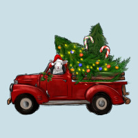 Christmas Farm Truck With Baby Sheep Ladies Tee | Teevron