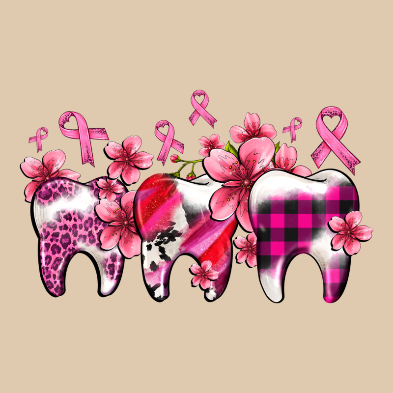 Cancer Ribbon With Teeth Heavyweight Sweatshirt by AdoDesignShop | Teevron