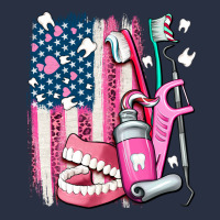 American Flag And Dental Elements With Teeth Heavyweight Sweatshirt | Teevron