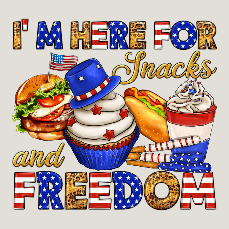 I M Here For Snacks And Freedom Heavy Core Tee by texasbilliewilder | Teevron
