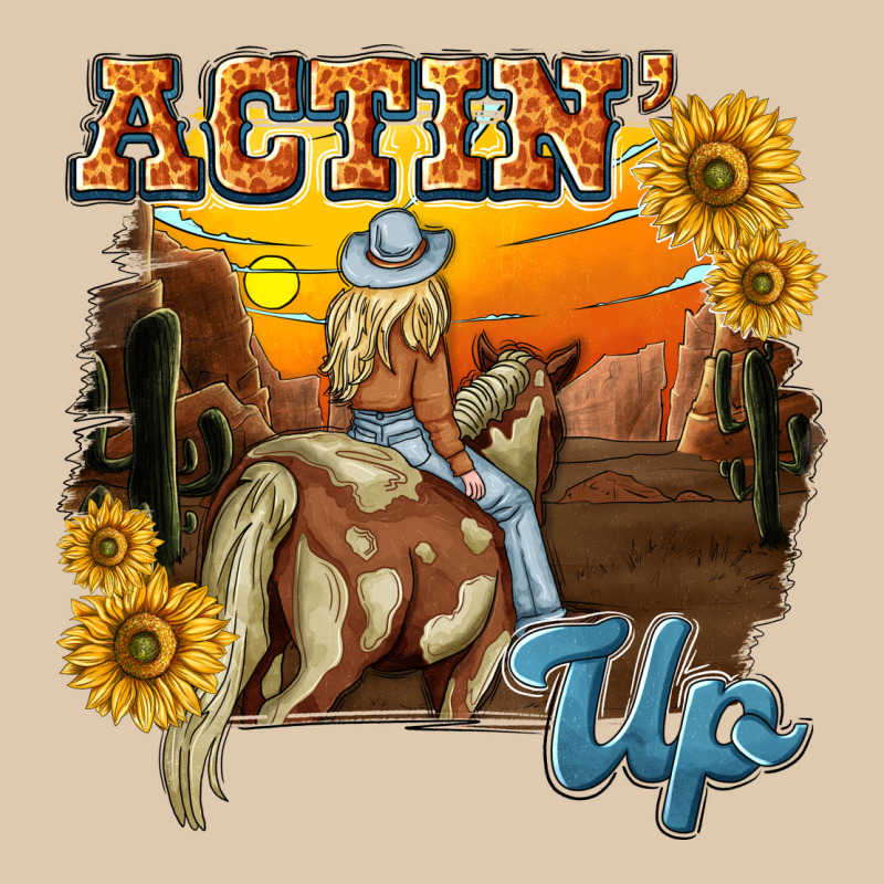 Actinup With Cowgirl Classic Tee by NancyCooperArtShop | Teevron