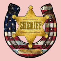 Sheriff American Flag Urban Heavy Tee | Teevron