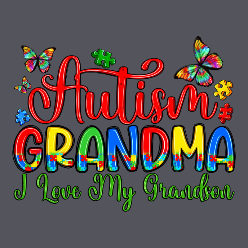 Autism Grandma I Love My Grandson Vintage Hoodie by Artiststas | Teevron