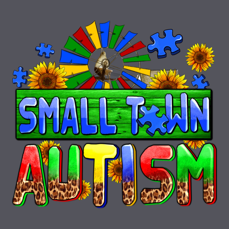 Small Town Autism Vintage Hoodie by AdoDesignShop | Teevron