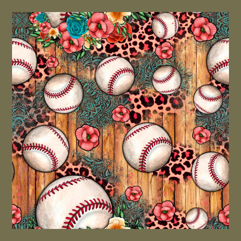 Baseball Leopard Seamless Pattern Vintage Hoodie by JahusDesignShop | Teevron