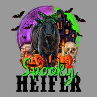 Spooky Heifer Black Angus Vintage Hoodie | Teevron