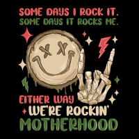 Some Days I Rock It Some Days It Rocks Me Either W Zipper Hoodie | Teevron