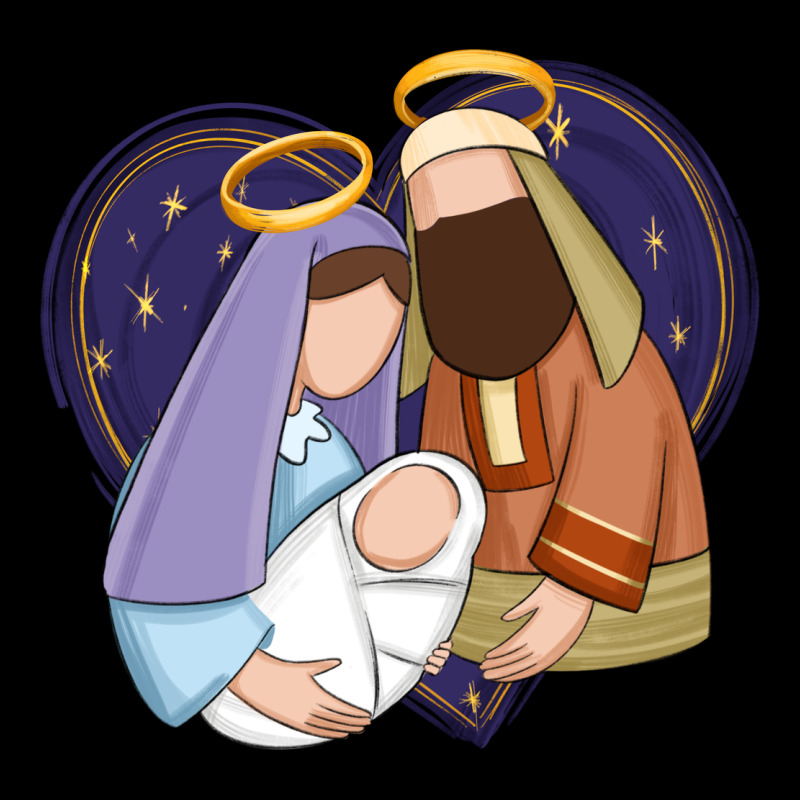 Holy Night Jesus Birth Heavy Core Tee by Zillion Design Studio | Teevron