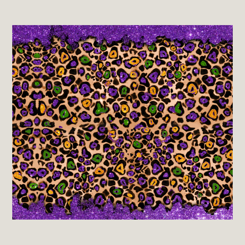 Mardi Gras Leopard Heavy Core Tee by RanaPortraitStore | Teevron