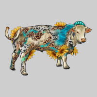 Charolais Bull With Sunflowers And Gemstone Western Patterns Premium Tee | Teevron