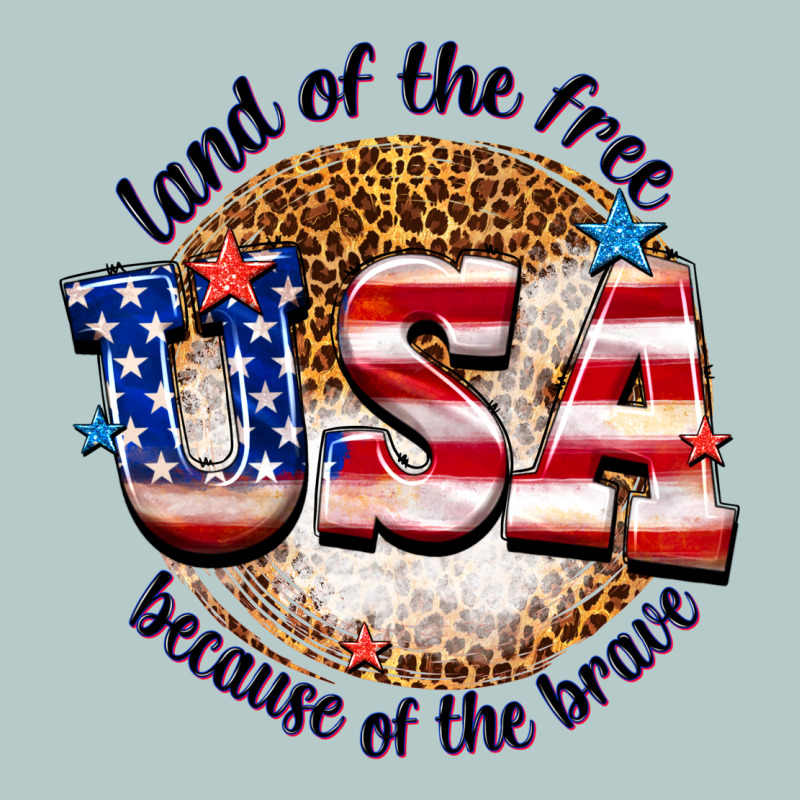 Land Of The Free Usa Because Of The Brave Billie W Heavy Core Tee by texasbilliewilder | Teevron