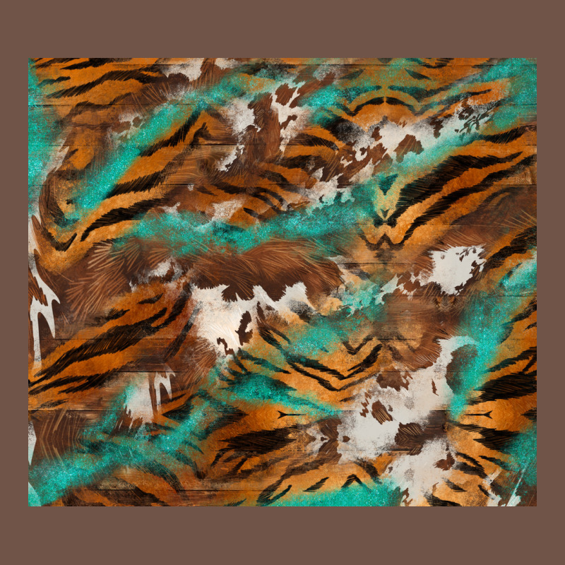 Tiger Cowhide Tumbler Premium Sweatshirt by BarkalooDesign | Teevron