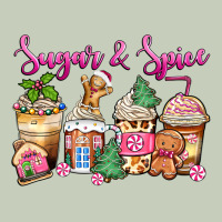 Sugar And Spice Pink Gingerbread Coffee Cups Ladies Tee | Teevron