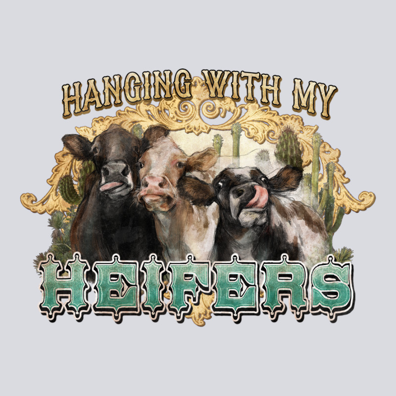 Hanging With My Heifers Zipper Hoodie by NancyCooperArtShop | Teevron
