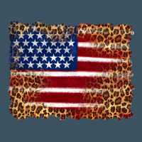 American Flag And Leopard Urban Heavy Tee | Teevron