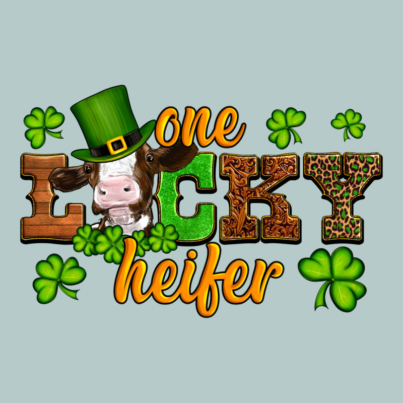 St Patricks One Lucky Heifer Baby Cow Heavy Core Tee by Artiststas | Teevron