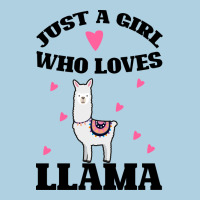 Llama Just A Girl Who Loves Llamas Premium Hoodie | Teevron