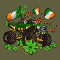 Monster Truck With Shamrocks Vintage Tee | Teevron