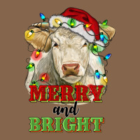 Merry And Bright Charolais Cattle Cow With Christm Premium Tee | Teevron