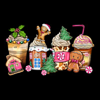 Pink Gingerbread Coffee Cups Ladies Tee | Teevron