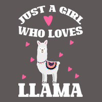 Llama Just A Girl Who Loves Llamas Premium Hoodie | Teevron