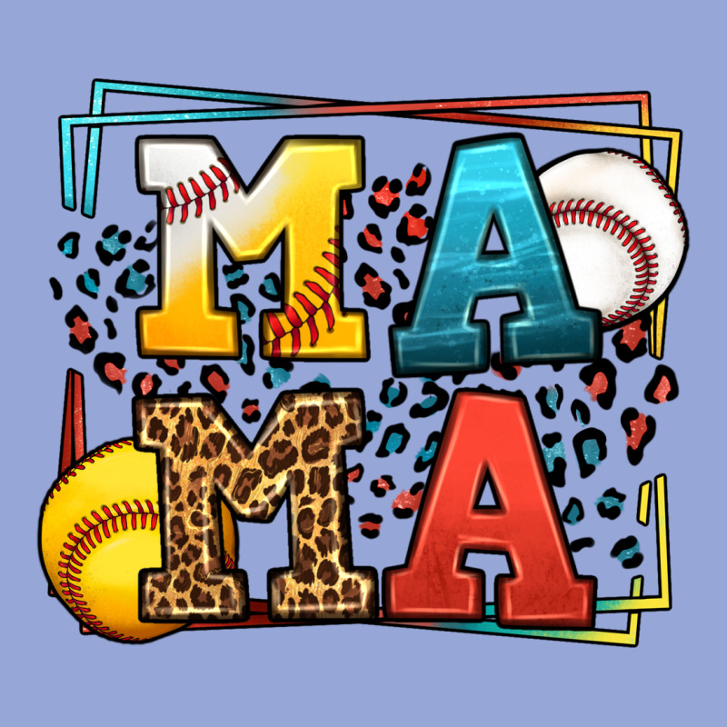 Leopard Softball And Baseball Mama Mother's Day Classic Tee by LillyAllenDesigns | Teevron